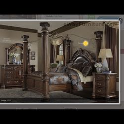 King post bedroom set