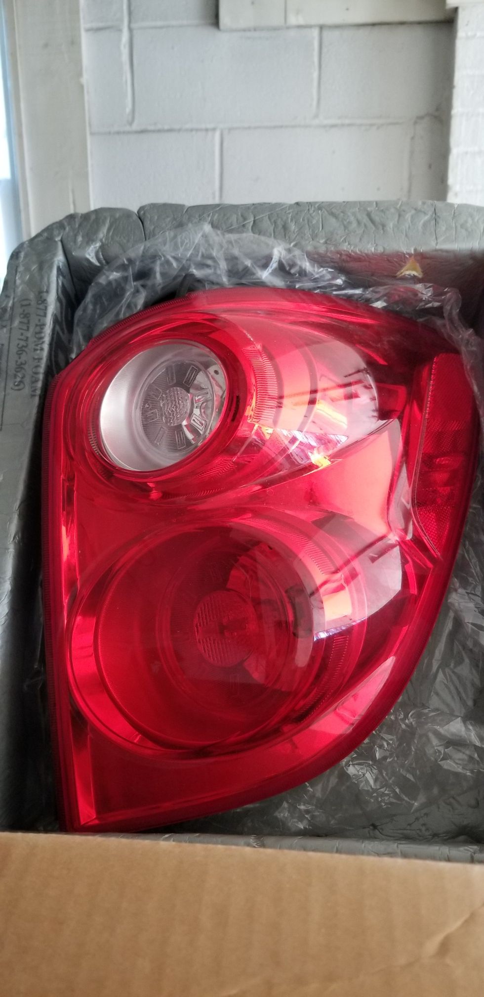 Chevy equinox 2012 rear right light