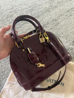 Burgundy crossbody bag