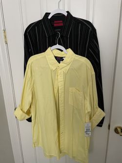 Mens Button Down Shirts, Set Of 2, Size XL, BRAND NEW 