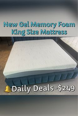 New Gel Memory Foam King Size Mattress