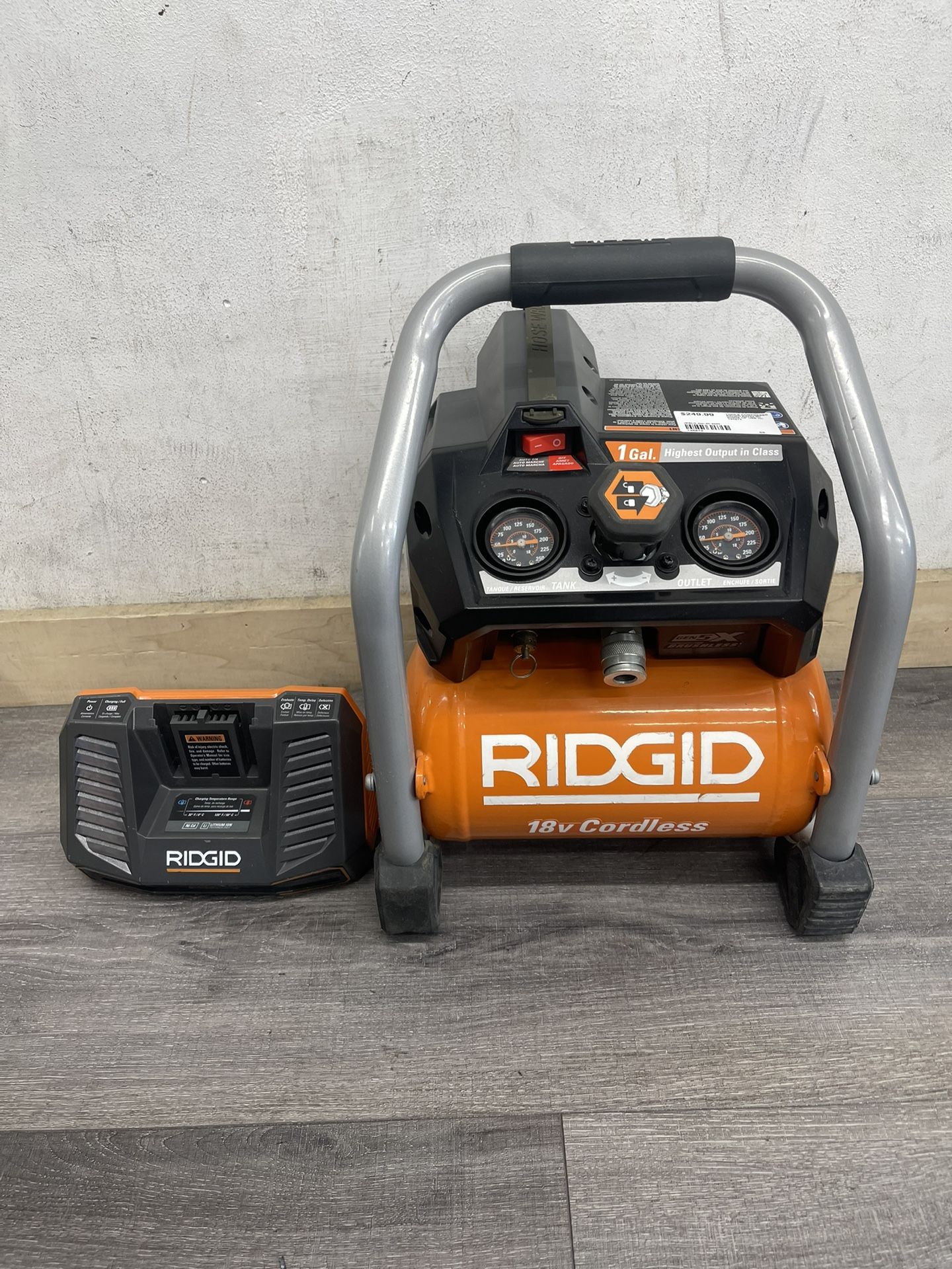 Compressor Clearance Ridgid Cordless Air Pump Battery Operated