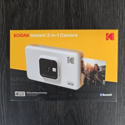Kodak Mini Shot 2 C210 – 2-in-1 Instant Camera & Printer – Bluetooth, Selfie Mirror!