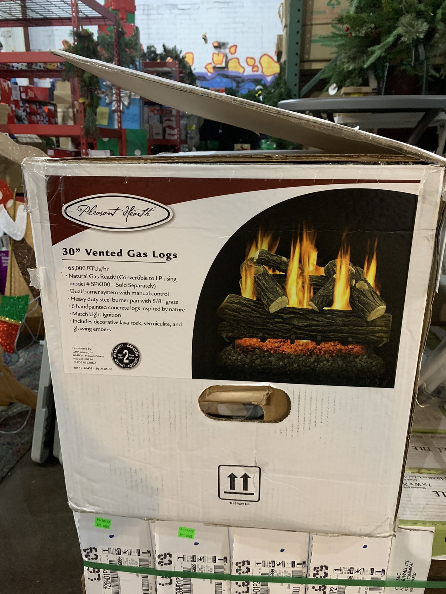 Vented Gas Log Set 