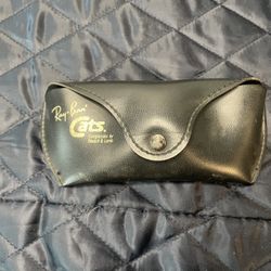 Ray Bans Black Cats Bosch Lomb Sunglasses Case Button 