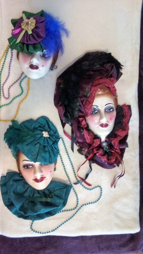 Porcelain Fancy Masks To Hang On The Wall