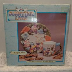 Bunny Lane 1994 Plate And Cup 