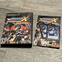 Mega man x command mission PlayStation 2 ps2 game CIB with cards