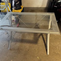 Glass Top Desk