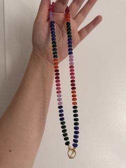 Handmade beaded necklace