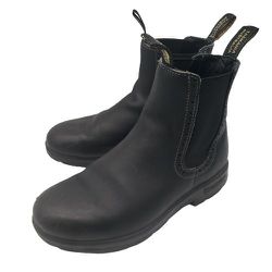 BLUNDSTONE Womens '1448' Black Leather Chelsea Boots AU 5.5/US 8.5 Shoes $220