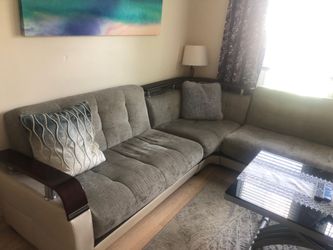 Sofa both sides can open to sleep with storage under both sides