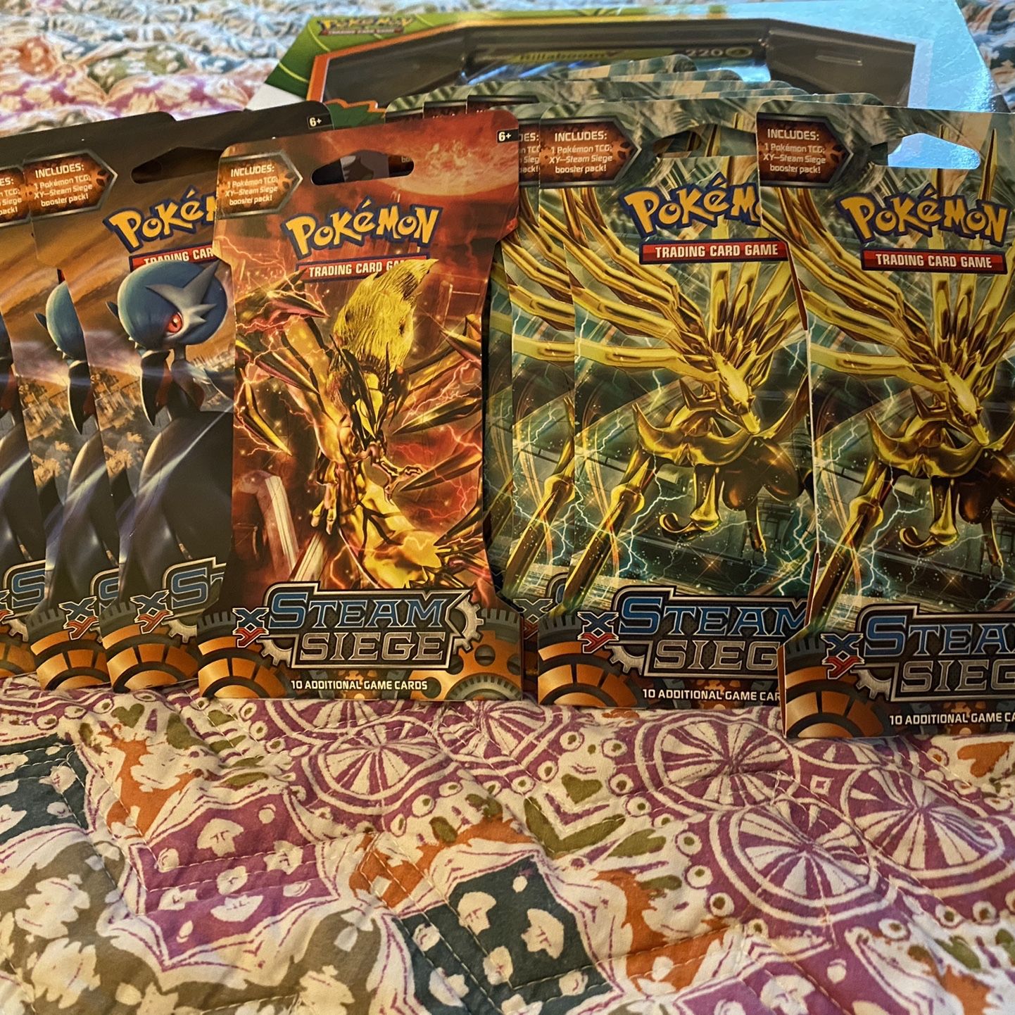 Poke’mon Trading Cards Steam Siege