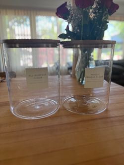 Williams Sonoma Large Stackable Canisters