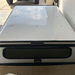 White Truck Topper/camper
