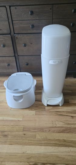 Diaper Genie And Potty Training Toilet