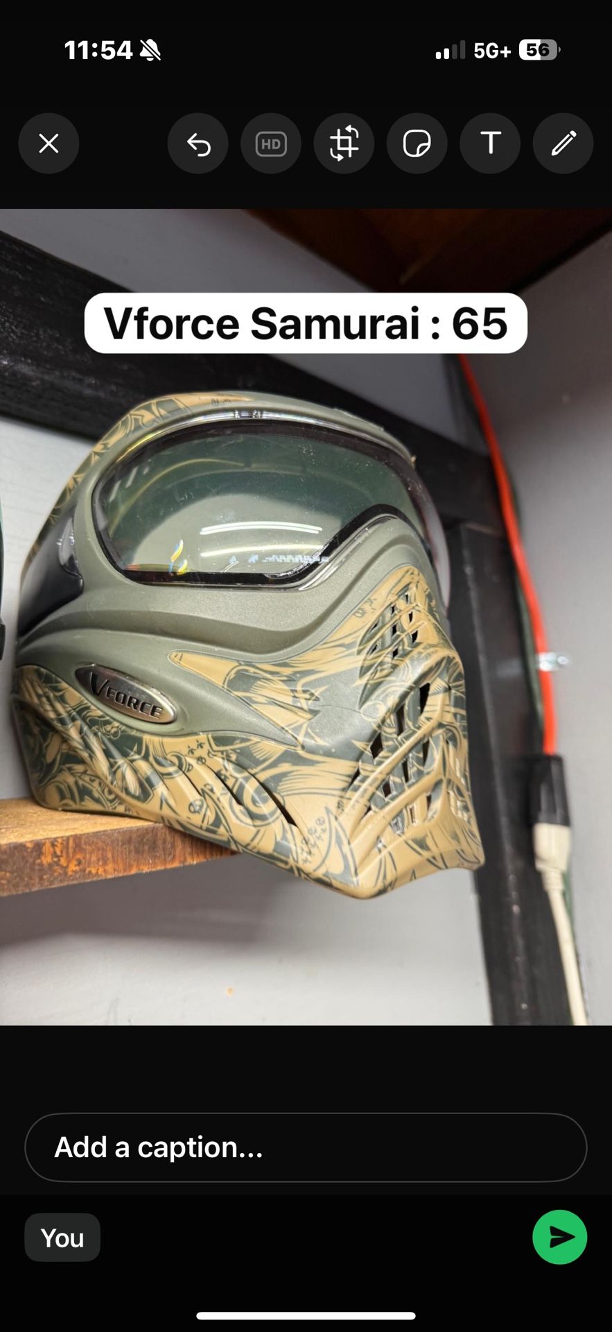 V Force Paint Ball Mask