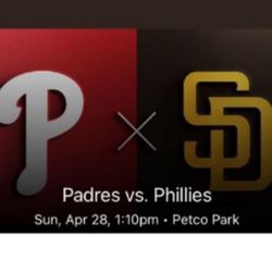 4 Tickets To Phillies At Padres Is Available 