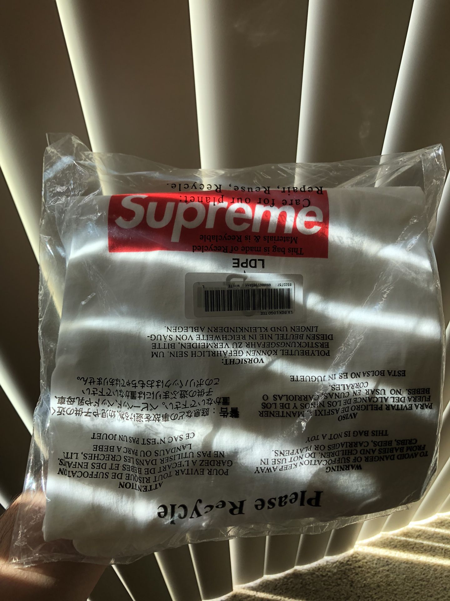 Size Large   Supreme West Hollywood Box Logo Tee for Sale in Los