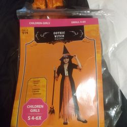 Halloween Custom Gothic Witch ( No Hat )