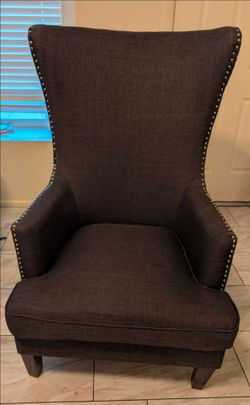 Charcoal gray chair