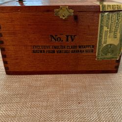 Wood Cigar Box Jewelry Box/ Purse Clutch