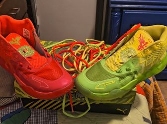 Lamelo Rik And Morty Shoes 10.5