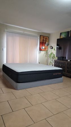 NEW SEDONA MATTRESS AND BOXSPRINGS FOR SALE! IN EXCELLENT CONDITION, FREE DELIVERY