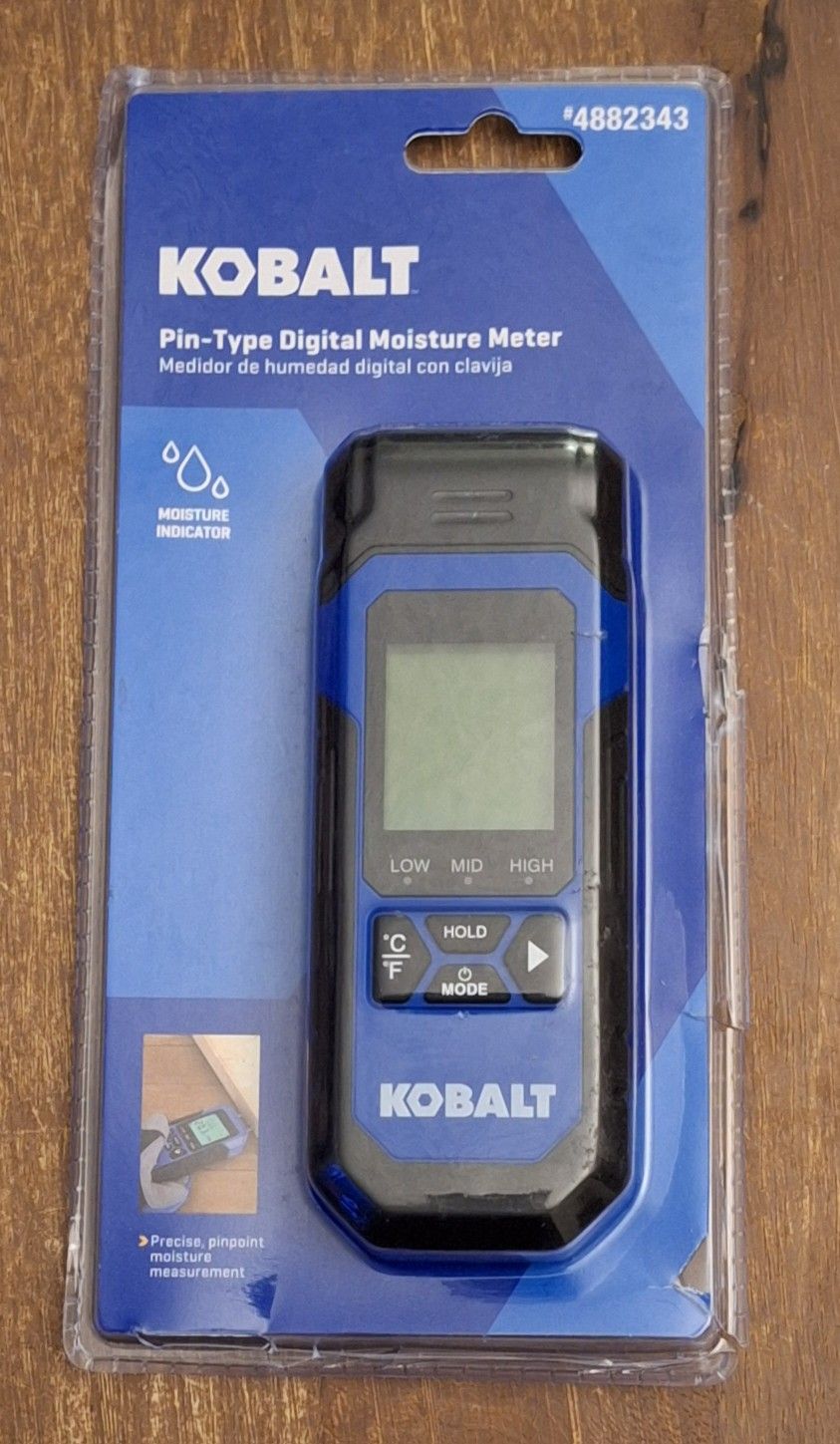 KOBALT TOOLS (contact info removed) PIN-TYPE DIGITAL MOISTURE METER