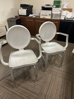Set Of 2 Metal Chairs