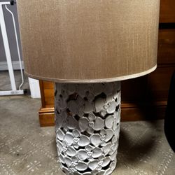 Ceramic Floral Table Lamp