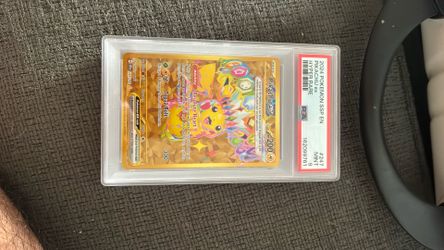 PSA 9 Pikachu ex Hyper Rare #247 Pokemon SSP 2024