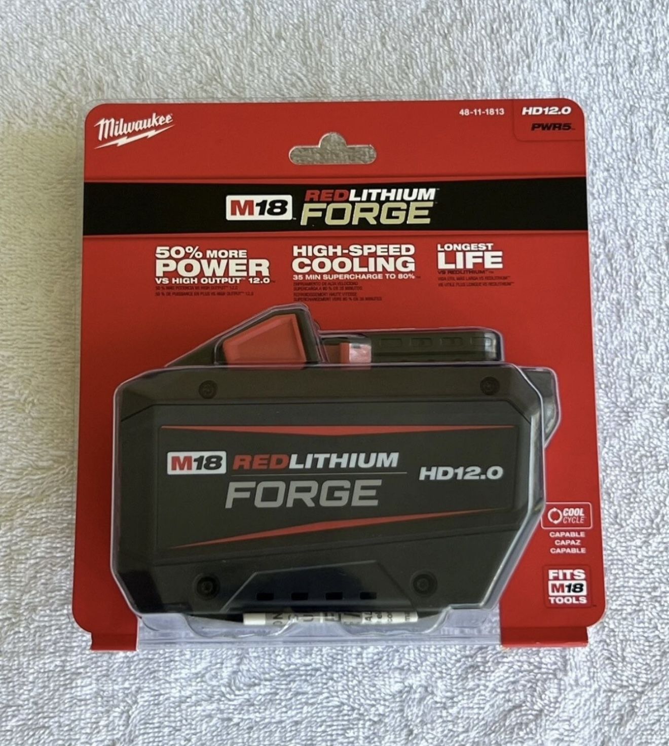 M18 18V Lithium-Ion REDLITHIUM FORGE HD 12.0 Ah Battery Pack