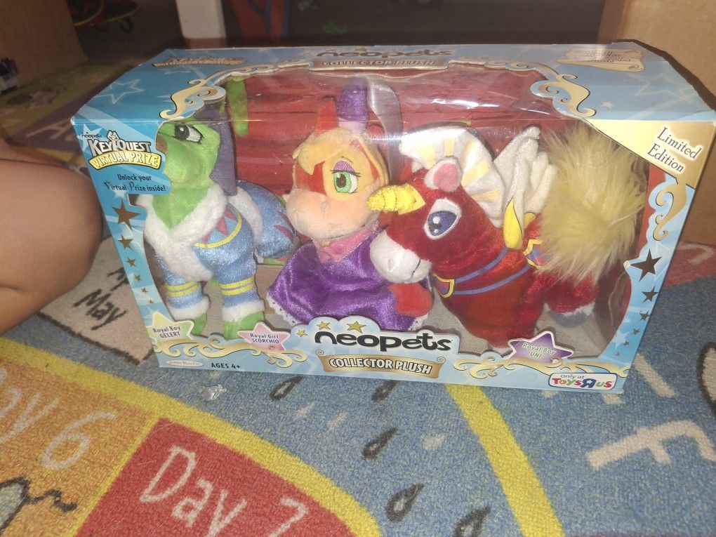 Neopetes Collectors Plush Limited Edition 3 Pack 