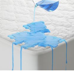 🔥Brand new🔥 5 Sided Waterproof Mattress Protector, Queen Size Quilted Bamboo Rayon Mattress Cover, Breathable Cooling Noiseless Bed Fitted Sheets, S