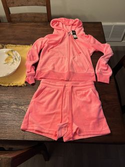 Women’s Pink Velour Set Small