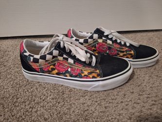 Vans with Rose pattern