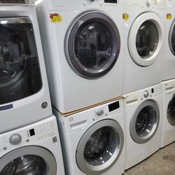 Kenmore Front Loading Washer And Stackable Gas Dryer Set 