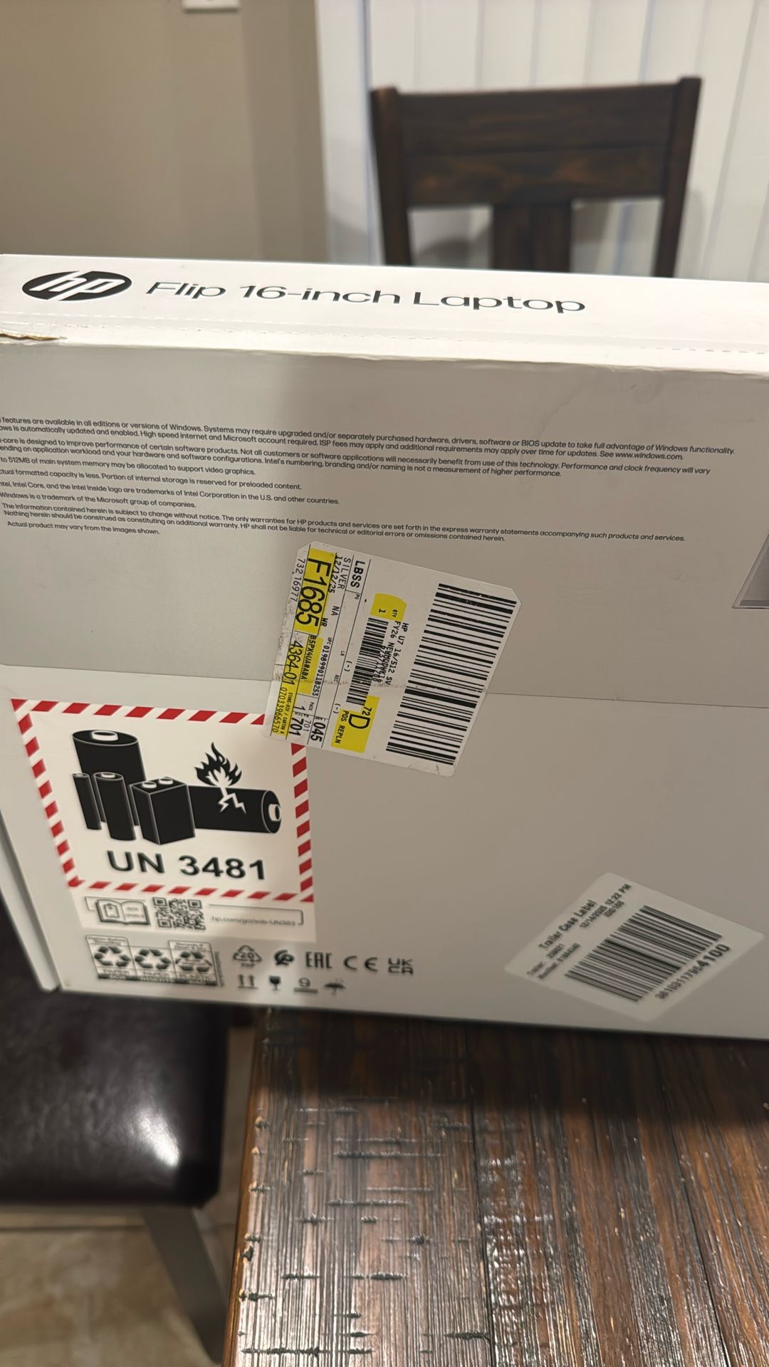 HP Flip 16 Inch Touch Sealed Omnibook 7