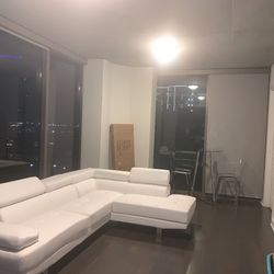 White Couch/sectional