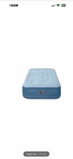 Intex mid rise hexbam  14 electric pump twin air mattress