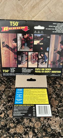 Arrow T50 Heavy Duty Staple Gun Tacker with Staples