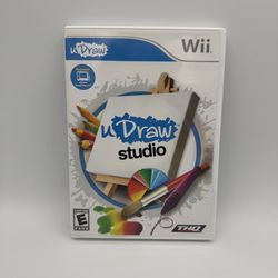 uDraw Studio Wii (Nintendo Wii, 2010) Complete w/ Manual - Tested U DRAW