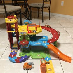 Vtech Go Go Park & Learn Deluxe Garage Complete Set