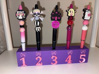 Beaded pens