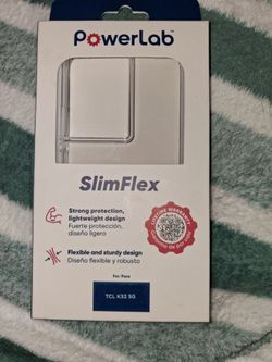 Powerlab Slim Flex TCL K32 5G phone screen protector (clear)