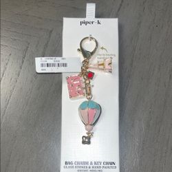 Paris Air Balloon Bag Charm