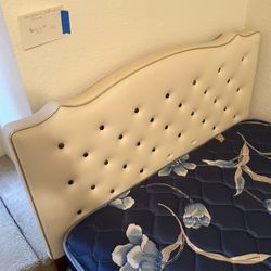 Headboard, Mattress, And Frame