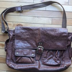 Fossil Leather Satchel 