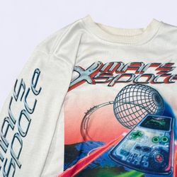 Vintage-Style “Mars Space” Long Sleeve – Retro Gamer Graphic 